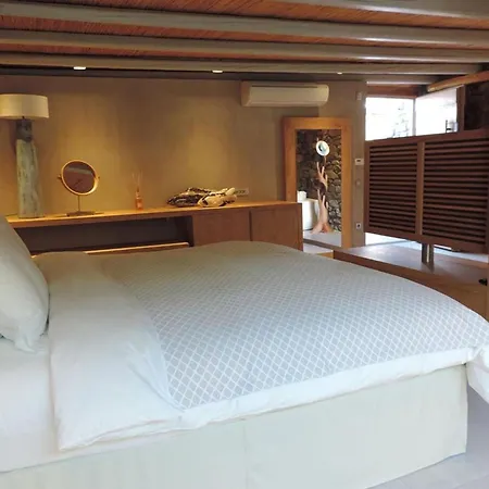 빌라 Elegant Mykonos White Satin Private Gym 4 Bedrooms Sea View *