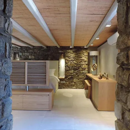 Elegant Mykonos White Satin Private Gym 4 Bedrooms Sea View 빌라 투를로스